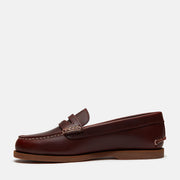 TIMBERLAND Classic boat loafer shoe burgundy