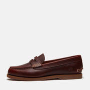 TIMBERLAND Classic boat loafer shoe burgundy