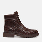 TIMBERLAND Premium 6 inch lace up boot woven brown