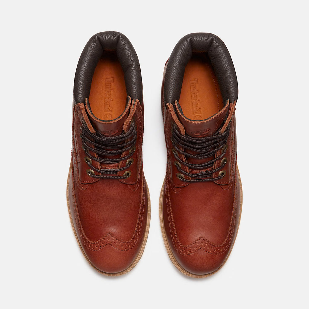 TIMBERLAND Premium 6 inch lace up waterproof boot rust
