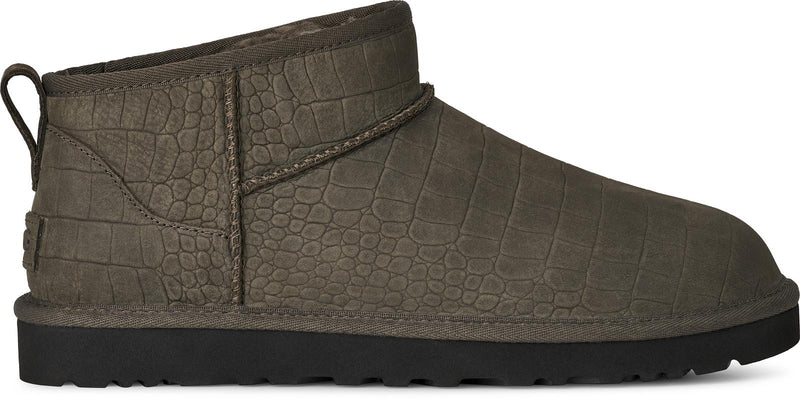 UGG Classic ultra mini embossed dense smoke