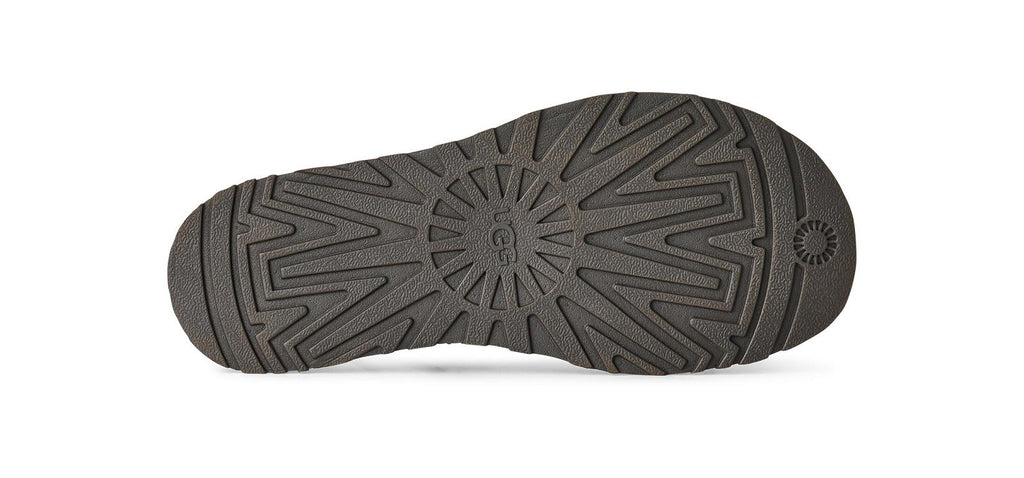 UGG Goldengaze embossed ankle wrap sandals dense smoke