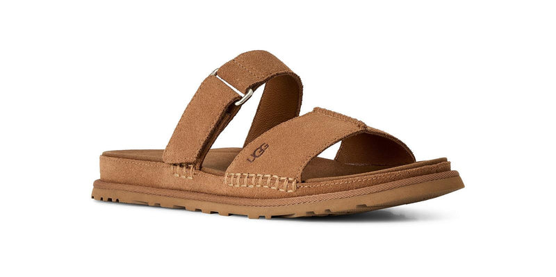 UGG Goldengaze slide chestnut brown