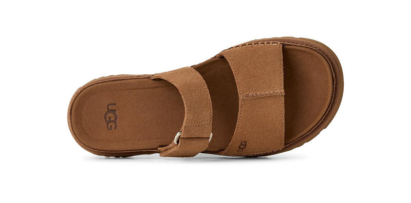 UGG Goldengaze slide chestnut brown
