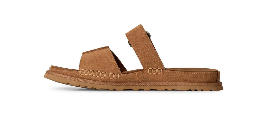 UGG Goldengaze slide chestnut brown