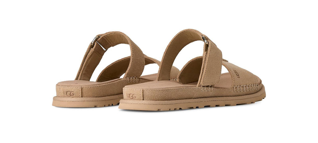 UGG Goldengaze slide sandals mustard seed