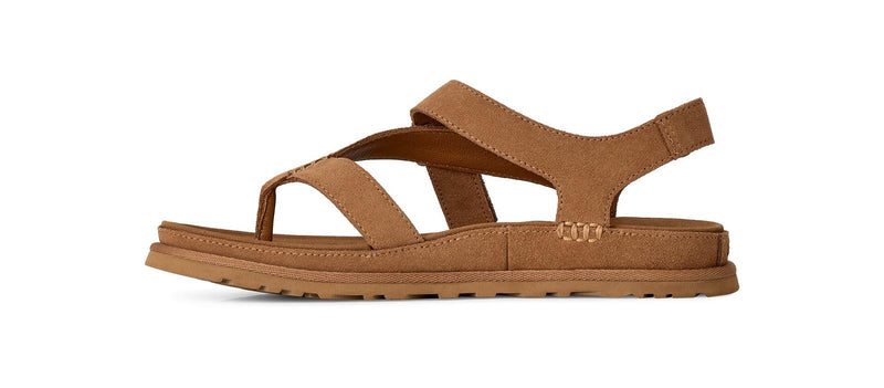UGG Goldengaze toe post sandals chestnut brown
