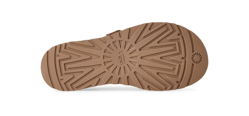UGG Goldengaze toe post sandals chestnut brown