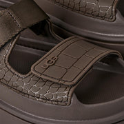 UGG Goldenglow embossed sandals dense smoke