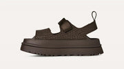 UGG Goldenglow embossed sandals dense smoke