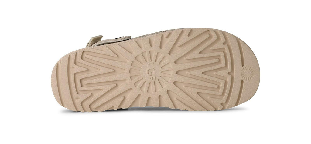 UGG Goldenstar crackle clog white