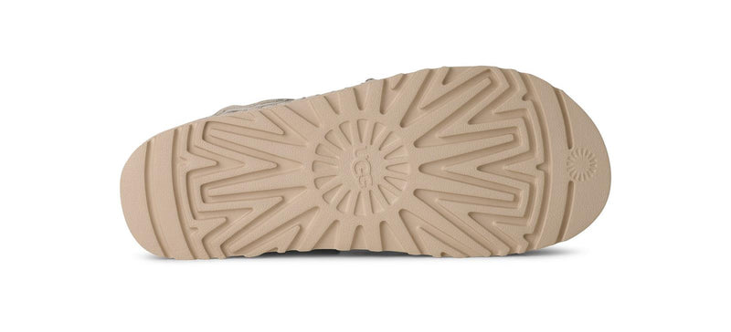 UGG Goldenstar crackle glide sandals white