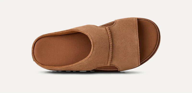 UGG Goldenstar Hi cutout slides chestnut