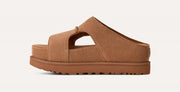 UGG Goldenstar Hi cutout slides chestnut