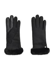 UGG Sheepskin seamed gloves black