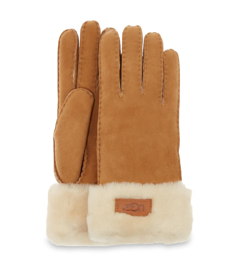 UGG Turn cuff gloves chestnut