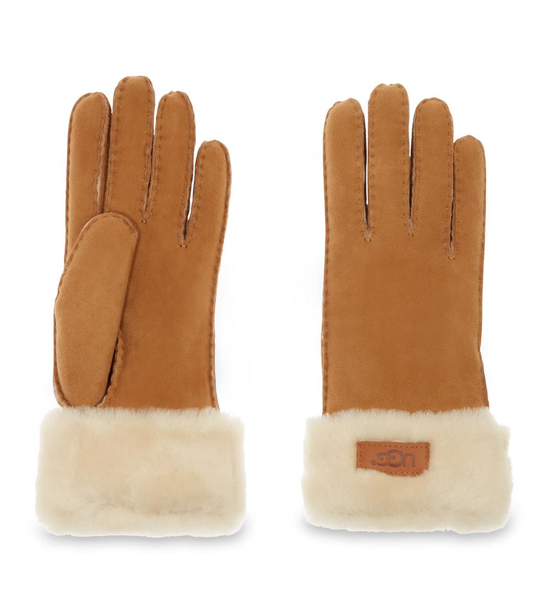 UGG Turn cuff gloves chestnut