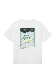 WOOD WOOD Ace birder tee bright white