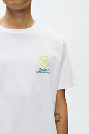 WOOD WOOD Ace birder tee bright white