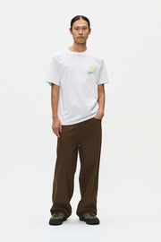 WOOD WOOD Ace birder tee bright white