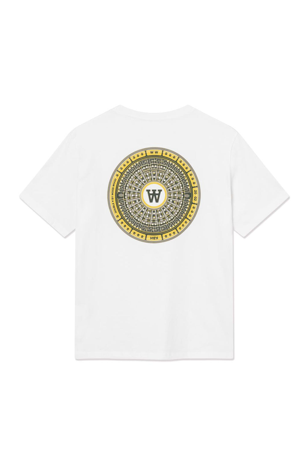 WOOD WOOD Ace cover tee bright white