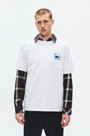 WOOD WOOD Ace outsider tee bright white