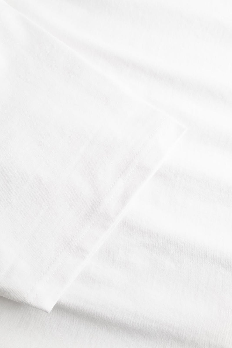 WOOD WOOD Ace outsider tee bright white