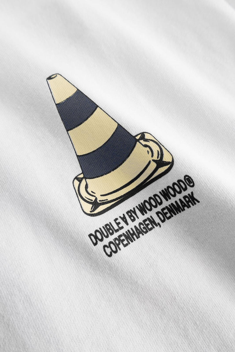 WOOD WOOD Ace tee cone bright white