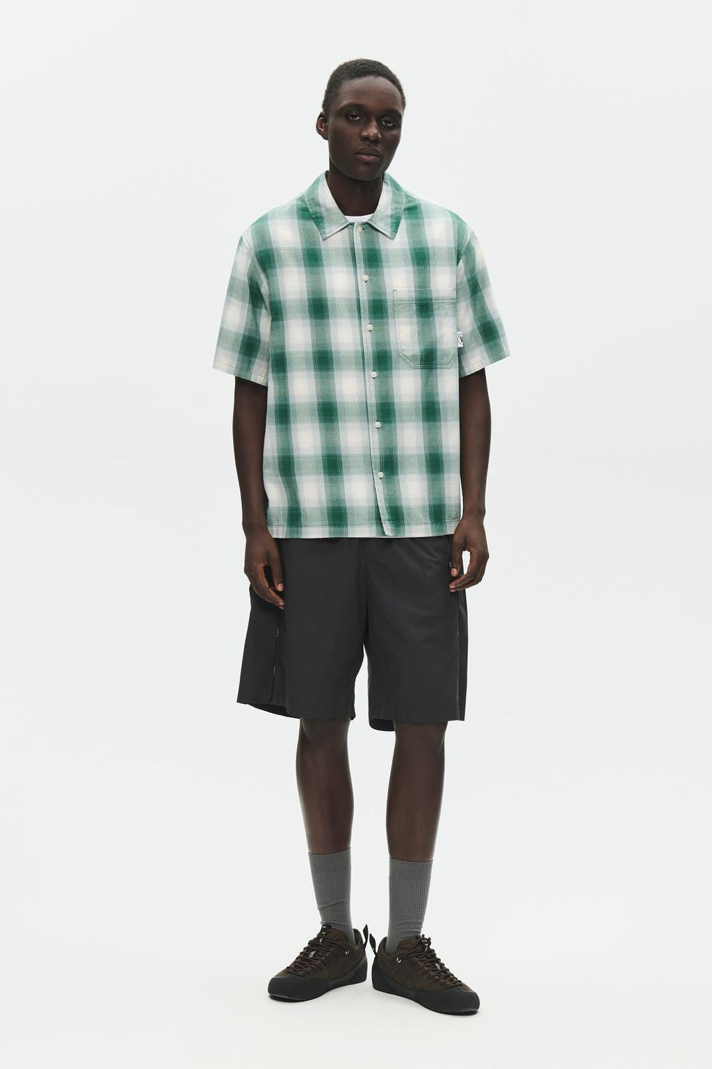 WOOD WOOD Cooper SS shirt pale olive green