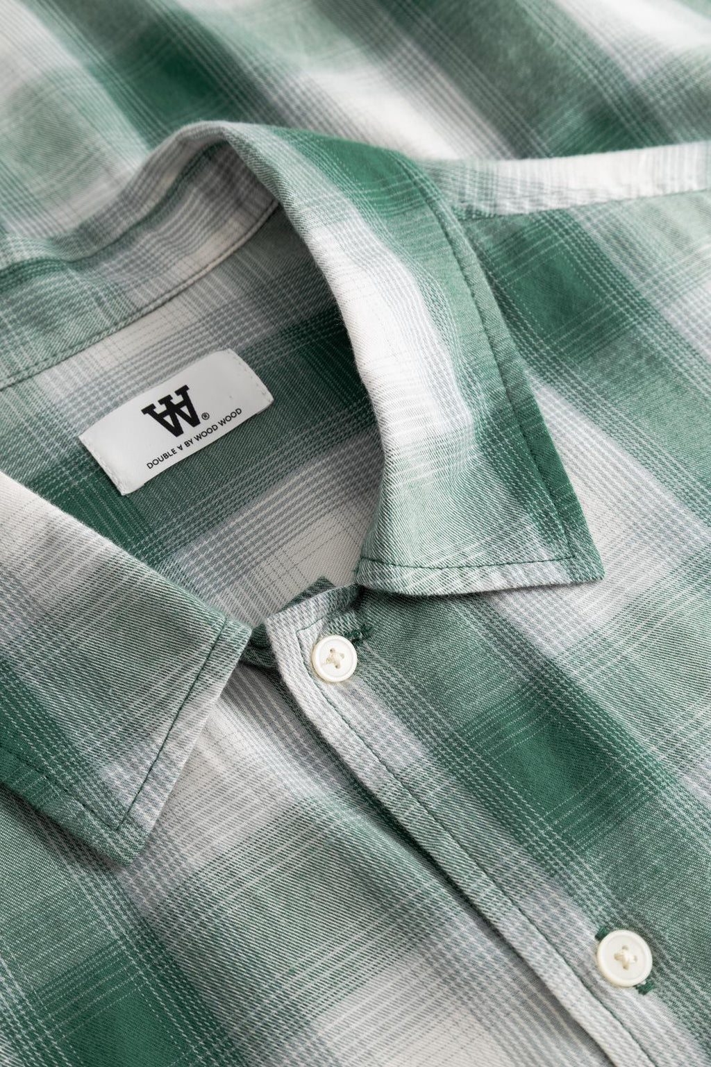 WOOD WOOD Cooper SS shirt pale olive green