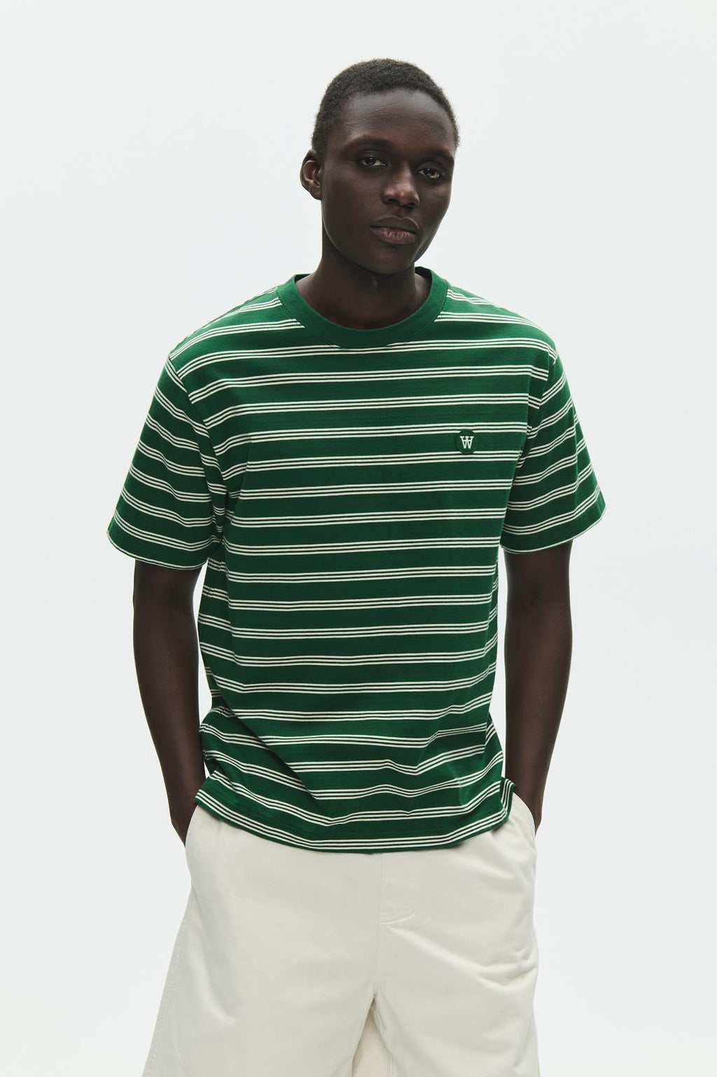 WOOD WOOD Easton X tee eden stripe