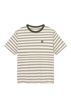 WOOD WOOD Easton X tee silver birch stripe