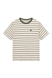 WOOD WOOD Easton X tee silver birch stripe