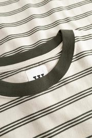 WOOD WOOD Easton X tee silver birch stripe