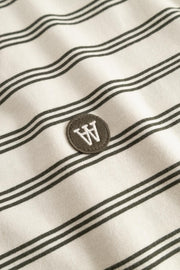 WOOD WOOD Easton X tee silver birch stripe