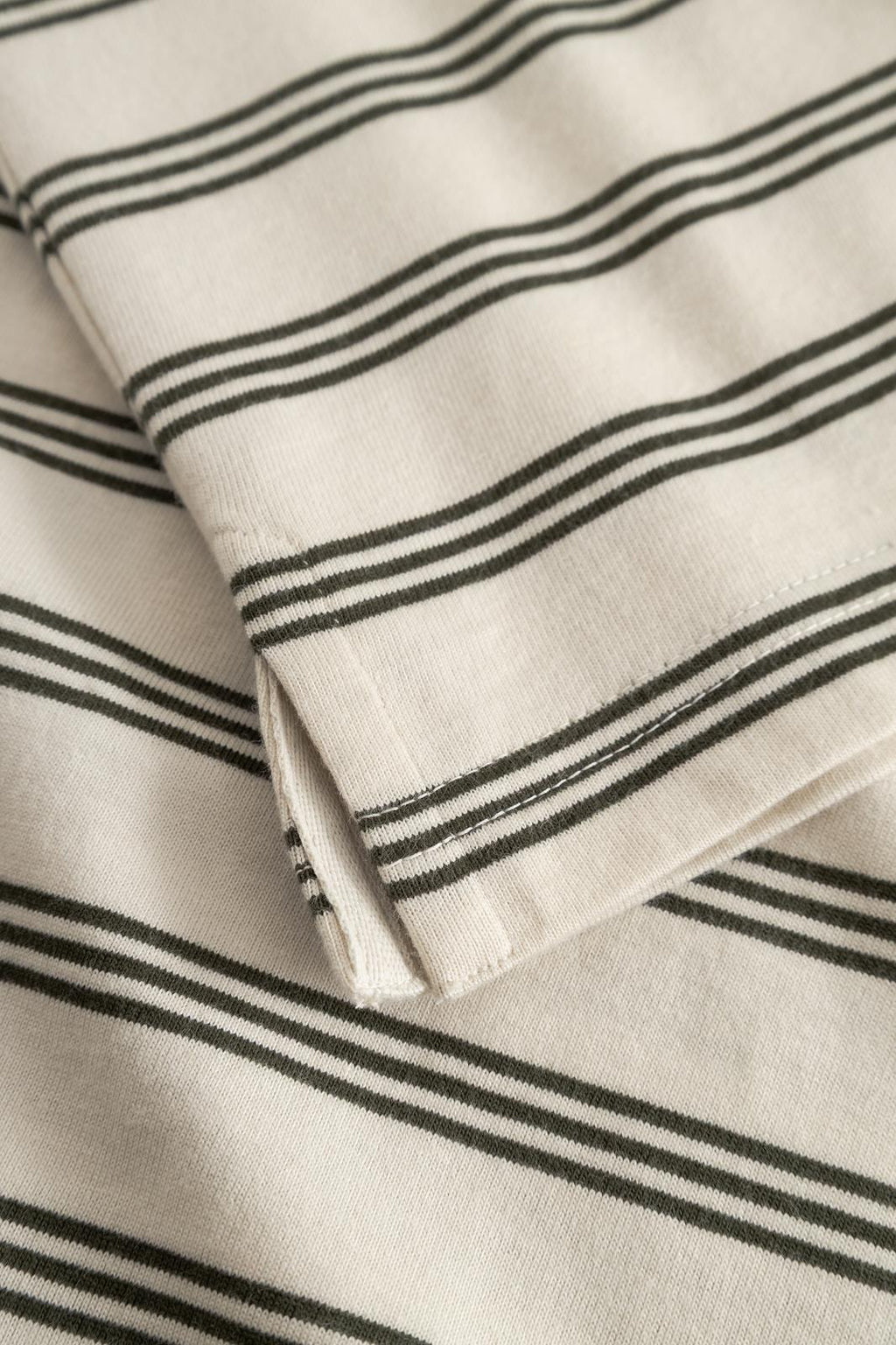 WOOD WOOD Easton X tee silver birch stripe
