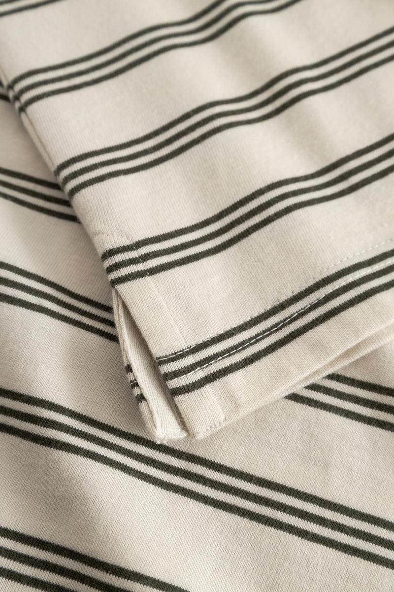 WOOD WOOD Easton X tee silver birch stripe