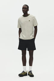 WOOD WOOD Easton X tee silver birch stripe