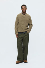 WOOD WOOD Halum crewneck desert palm melange