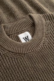 WOOD WOOD Halum crewneck desert palm melange