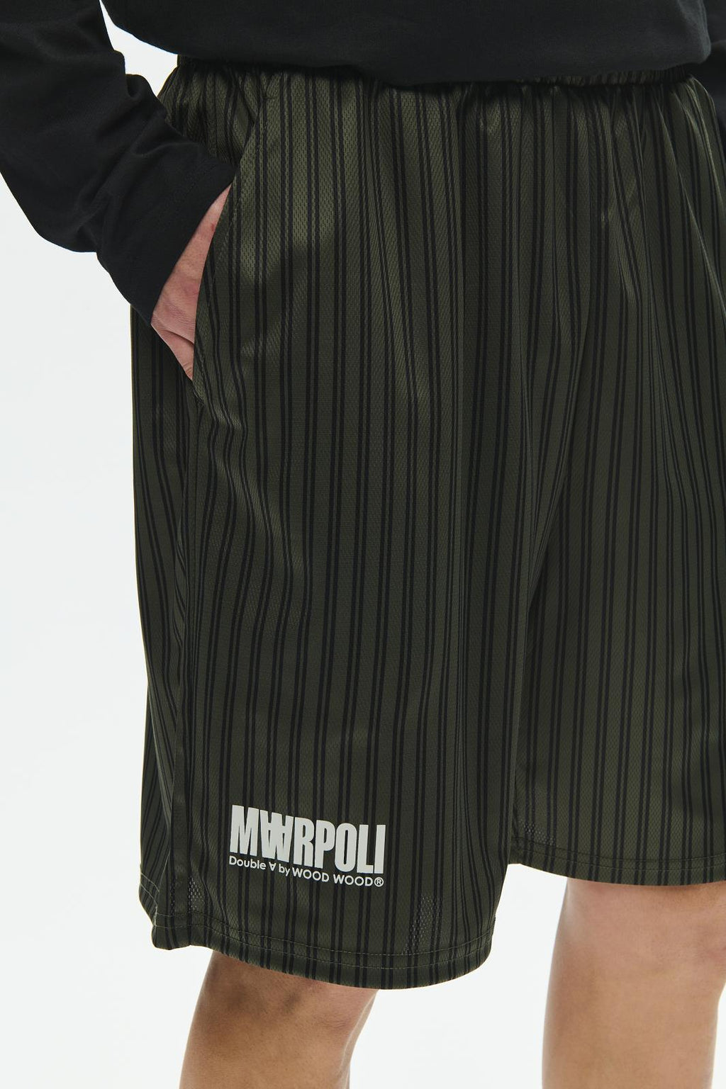 WOOD WOOD Lama shorts deep depths stripe