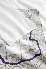 WOOD WOOD Liam map LS tee bright white