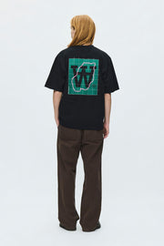 WOOD WOOD Liam map tee black