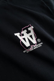 WOOD WOOD Liam map tee black