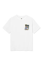 WOOD WOOD Liam tee stickers bright white