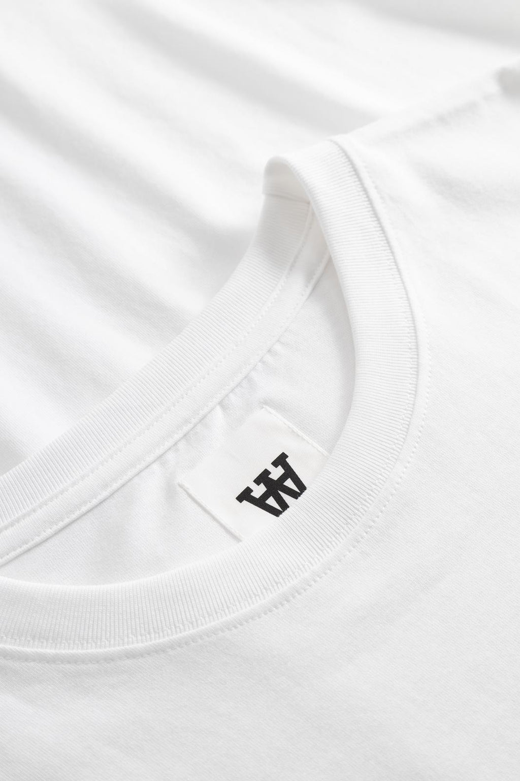 WOOD WOOD Liam tee stickers bright white