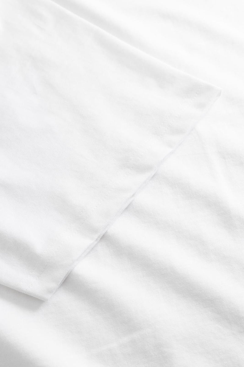 WOOD WOOD Liam tee stickers bright white