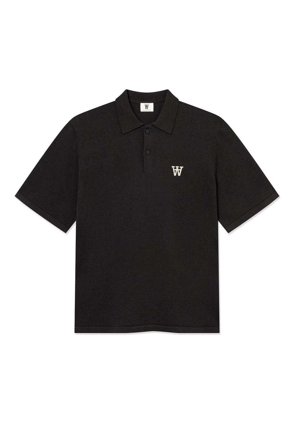 WOOD WOOD Mikkel polo pirate black