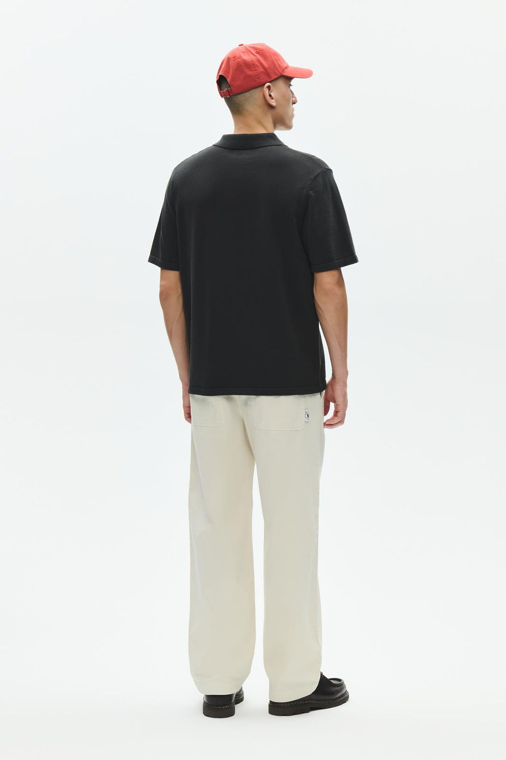 WOOD WOOD Mikkel polo pirate black