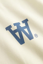 WOOD WOOD Noel AA chest print sweatshirt turtledove